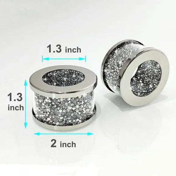 NEW Sparkling Bling Crystal Rhinestone Dinner Napkin Rings Place Setting…